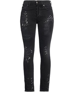Gaelle Paris Jeans Cotton, Elastane - Black