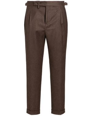 Briglia 1949 Pants Virgin Wool, Cashmere - Brown