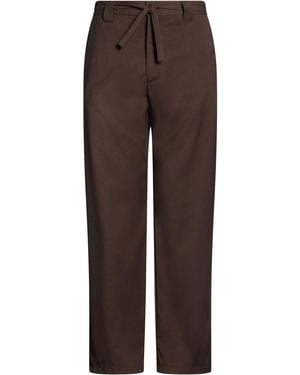 Berna Chocolate Pants Polyester, Viscose, Elastane - Brown