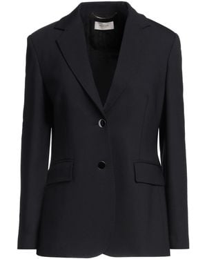 Agnona Blazer Wool, Elastane, Polyamide - Black