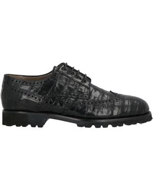 Testoni Lace-Up Shoes Leather - Black