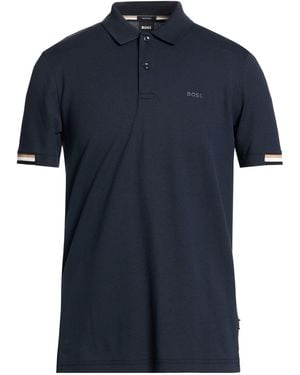 BOSS Midnight Polo Shirt Cotton - Blue
