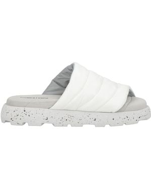 PIUMESTUDIO Sandals Textile Fibers - White