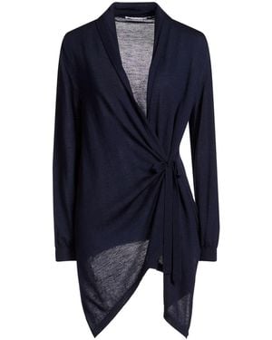 Roberto Collina Cardigan Cashmere, Silk, Merino Wool - Blue