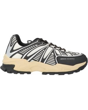 ARMANI EXCHANGE Sneakers Polyester, Polyurethane - White