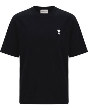 Ami Paris Camiseta - Negro