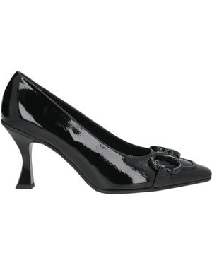 Bruglia Pumps Leather - Black