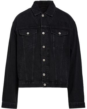 KENZO Denim Outerwear Cotton, Elastane - Black