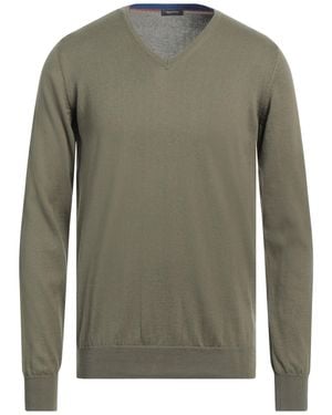 Rossopuro Military Sweater Cotton, Wool, Cashmere - Green