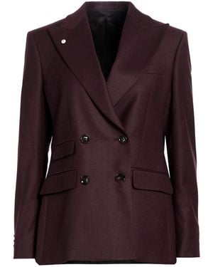 L.B.M. 1911 Blazer Virgin Wool, Elastane - Purple