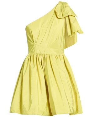 Dixie Lime Mini Dress Polyester - Yellow