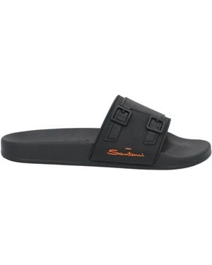 Santoni Sandals - Black
