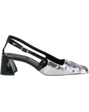 Rochas Pumps Textile Fibers, Calfskin - White