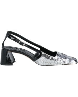 Rochas Pumps Textile Fibers, Calfskin - White