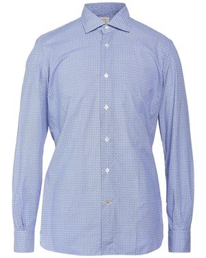 Mazzarelli Shirt Cotton - Blue