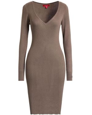 Guess Midi Dress - Brown