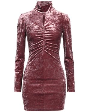 Patrizia Pepe Essential Mini Dress Polyester, Elastane - Red