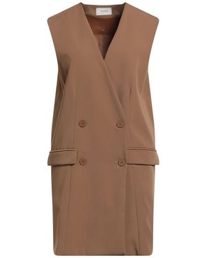 ViCOLO Camel Blazer Polyester, Viscose, Elastane - Brown
