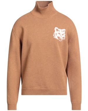 Maison Kitsuné Rollkragenpullover - Braun