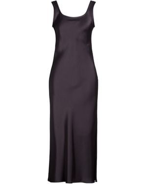 Marella Maxi Dress Acetate, Polyester - Purple