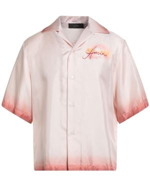 Amiri Shirt Silk - Pink