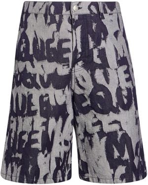 McQueen Shorts Jeans - Blu