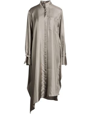 Christian Wijnants Military Midi Dress Silk - Grey