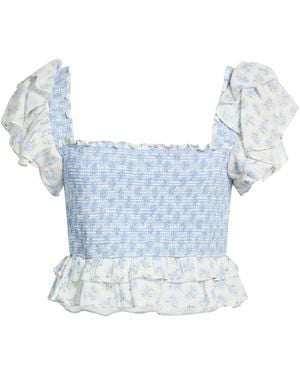 LoveShackFancy Light Top Cotton - Blue