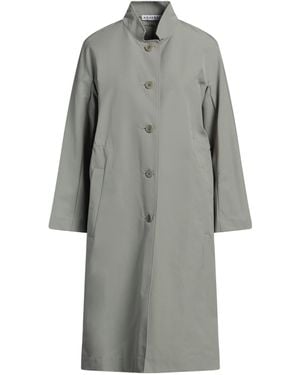 ROSSO35 Overcoat & Trench Coat Cotton, Polyester - Grey