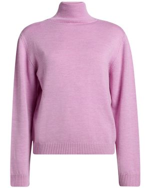 Ballantyne Lilac Turtleneck Wool - Pink
