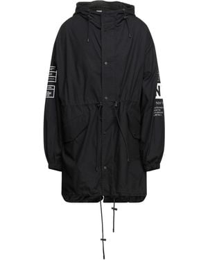 Buscemi Overcoat & Trench Coat - Black