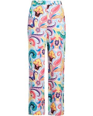 Etro Sky Pants Silk - White
