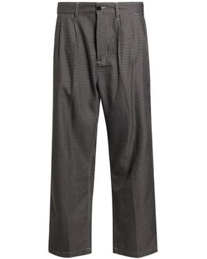 Obey Charcoal Trousers Polyester, Rayon - Grey