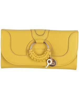 See By Chloé Wallet Leather - Yellow