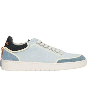 Barracuda Sneakers Leather, Textile Fibers - White