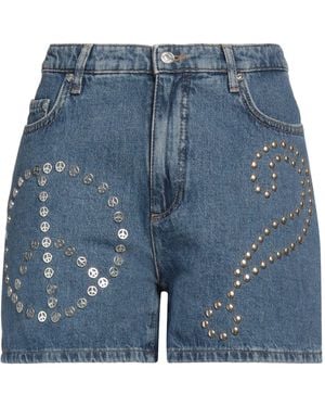 Moschino Denim Shorts Cotton - Blue