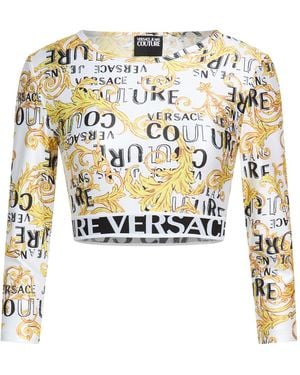 Versace Jeans Couture Top Polyester, Elastane - White