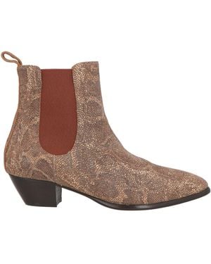 Duccio Del Duca Ankle Boots Leather - Brown
