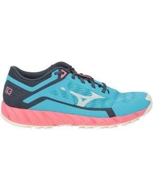 Mizuno Wave Ibuki Wos Azure Sneakers Textile Fibers, Synthetic Material - Blue