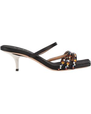 Marni Sandals Textile Fibers - Black