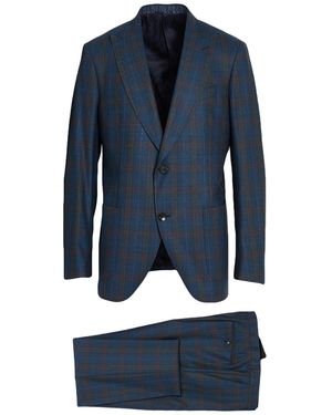Etro Suit Wool - Blue