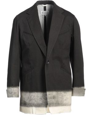 Maison Margiela Charcoal Blazer Cotton - Black