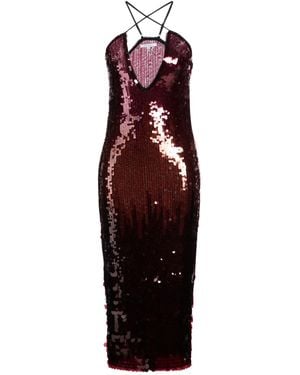 Patrizia Pepe Midi Dress - Purple