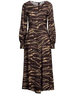 Beatrice B. Midi Dress - Brown