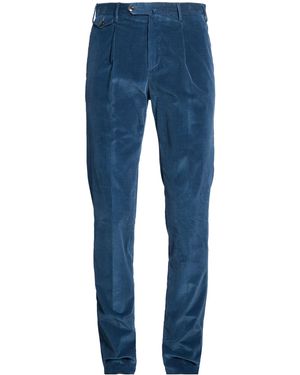 PT Torino Slate Trousers Cotton, Elastane - Blue