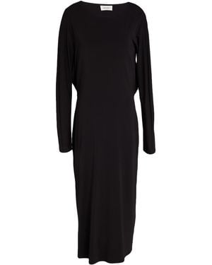 MEIMEIJ Midi Dress Acetate, Polyamide, Elastane - Black