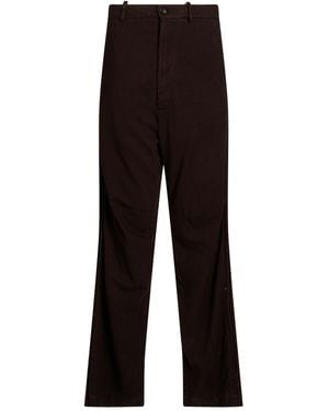 Masnada Dark Pants Wool, Elastane - Black