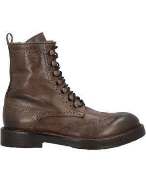 JP/DAVID Khaki Ankle Boots Leather - Brown