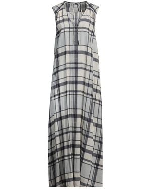 Ballantyne Maxi Dress Linen, Viscose - White