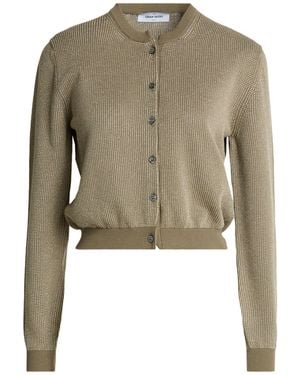 Gran Sasso Khaki Cardigan Cotton, Viscose, Metal - Green